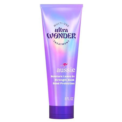 Aussie Ultra Wonder Treatment Leave-In und Pre-Wash mit Aminosäuren für alle Haartypen und Locken, 237 ml