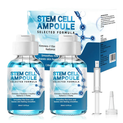 Stammzellenserum für das Gesicht – 2 Stück Microneedling Serum Ampulle Booster für die Verwendung mit und ohne Dermapen, Koreanische Anti-Aging Hautpflege für Falten, Narben, Feuchtigkeitsversorgung und verjüngte Haut 1 fl.oz