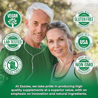 Zazzee USDA Bio-Lakritz 20:1 Extrakt, 120 vegane Kapseln, 4-Monats-Vorrat, deglycyrrhiziniertes Lakritz, Glycyrrhiza glabra, Verdauungs- & Magenunterstützung, natürlich, nicht-GVO, hergestellt in den USA