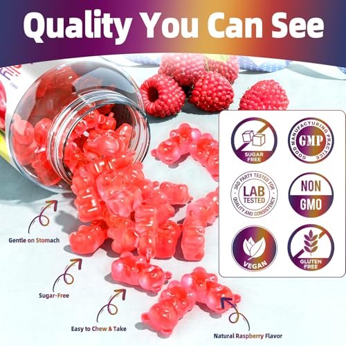 Kaliumcitrat Gummis 2000 mg – Hochdosierte Elektrolyt-Gummis mit Magnesiumglycinat, Zink, Vitamin C, D3 & K2 – 60 Stück
