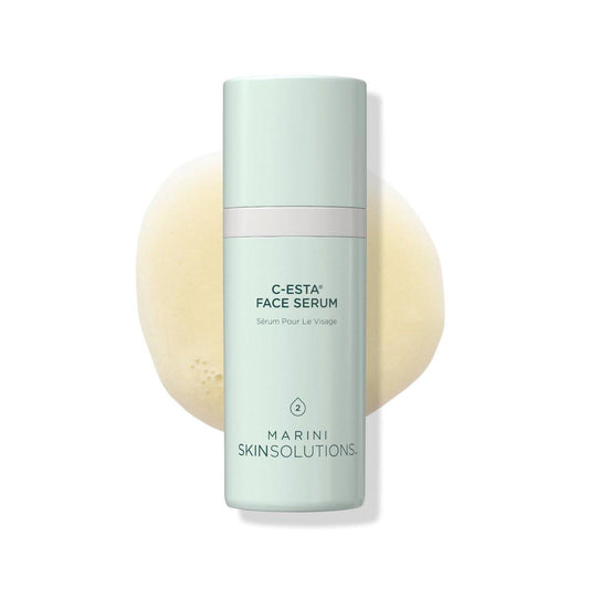 Marini SkinSolutions C-ESTA Gesichtsserum – Strafft, festigt und schützt mit Vitamin C, DMAE & Hyaluronsäure – Für alle Hauttypen – Hergestellt in den USA – 30 ml