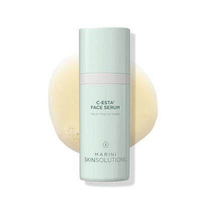 Marini SkinSolutions C-ESTA Gesichtsserum – Strafft, festigt und schützt mit Vitamin C, DMAE & Hyaluronsäure – Für alle Hauttypen – Hergestellt in den USA – 30 ml