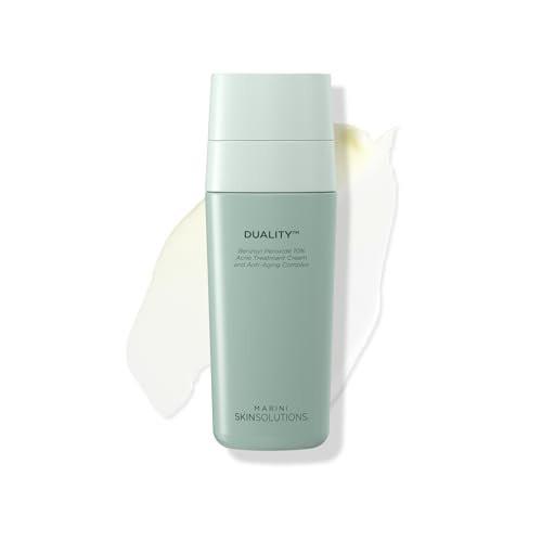 Marini SkinSolutions Duality – Benzoylperoxid 10% Akne-Creme & Anti-Aging Retinol – Reduziert das Erscheinungsbild von Akne, Unreinheiten, feinen Linien und Fältchen – Tierversuchsfrei – Hergestellt in den USA – 28 g