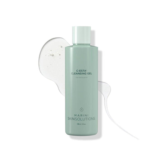 Marini SkinSolutions C-ESTA Cleansing Gel – Vitamin C Gesichtsreiniger mit DMAE – Tierversuchsfrei – Hergestellt in den USA – 177 ml