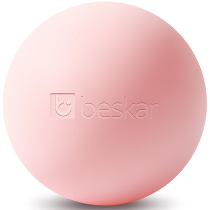 Massage-Lacrosse-Bälle für myofasziale Entspannung, Triggerpunkt-Therapie und Yoga-Therapie, Fußmassageball zur Linderung von Plantarfasziitis, Pink