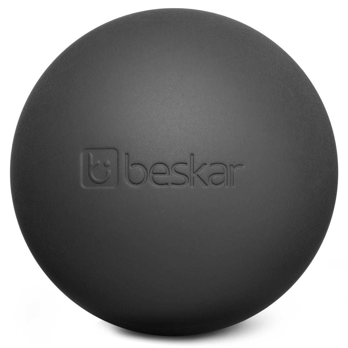 BESKAR Massage Lacrosse Bälle für myofasziale Entspannung, Triggerpunkt-Therapie und Yoga-Therapie – Fußmassageball zur Linderung von Plantarfasziitis, Schwarz