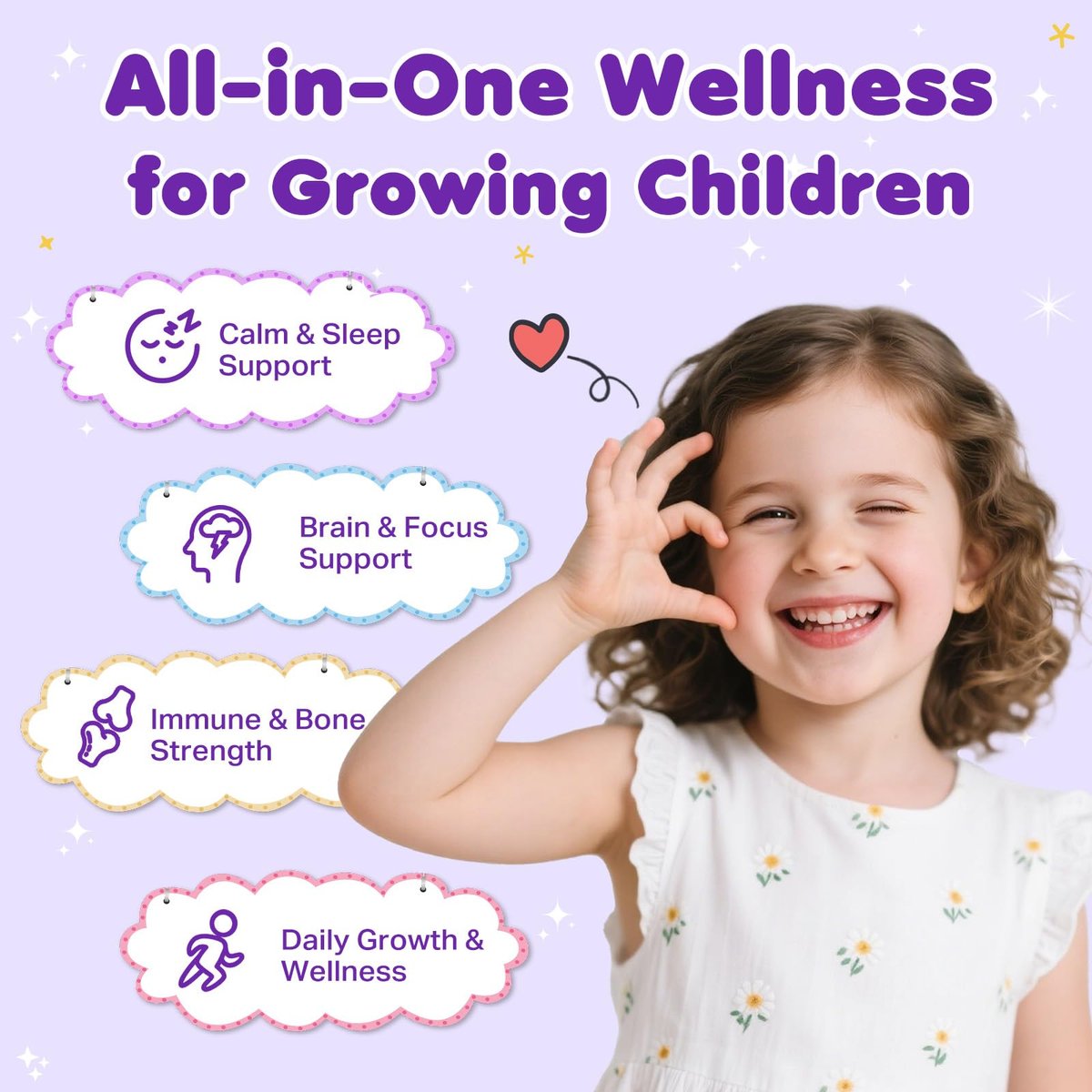 Magnesium Glycinat Flüssig für Kinder – Magnesium Bisglycinat Tropfen mit L-Theanin, Kamille & Vitamin B6, B12, C, D3 für Schlaf, Entspannung, Immununterstützung, Ruhe & Konzentration – 60 ml, Erdbeergeschmack