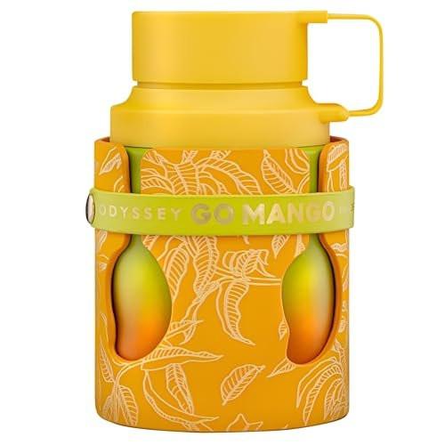 Armaf Odyssey Go Mango Tropical Collection – Fruchtig, Holz, Amber, Vanille – Eau de Parfum Spray Lang anhaltender Duft für Unisex, 100 ml