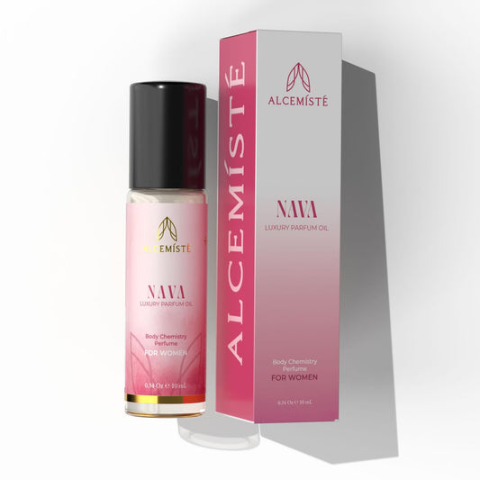 ALCEMÍSTÉ Konzentrierte Pheromon-Parfums für Frauen – Premium Duftöl mit süßem, blumigem, femininem Duft – Reisegröße, Rollerball 0,34 oz (10 ml)