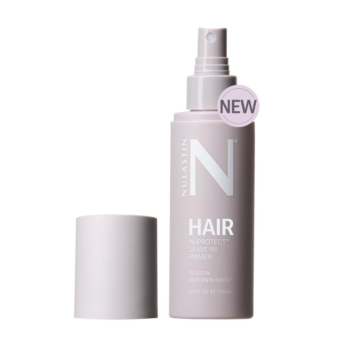 NULASTIN NuProtect Leave-In Conditioner Spray – Silikonfreier Hitzeschutz, Entwirrungsspray, Splissbehandlung & Styling-Primer – Farbsichere Formel mit 24-Stunden-Frizz-Kontrolle (150 ml)