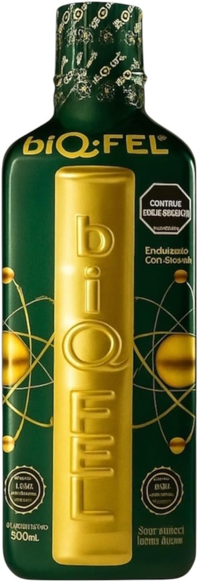 biQ-FEL Daily Multivitamin für Männer und Frauen – Flüssig mit natürlichen Extrakten, Energie & Fokus, 500 ml