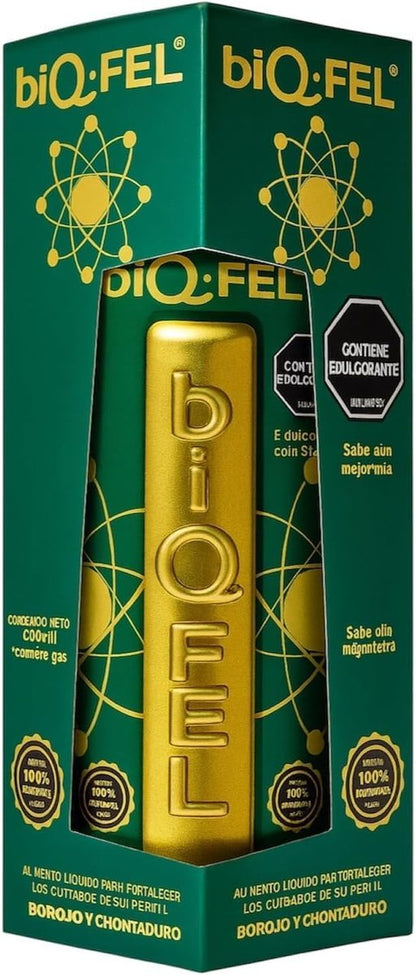 biQ-FEL Daily Multivitamin für Männer und Frauen – Flüssig mit natürlichen Extrakten, Energie & Fokus, 500 ml