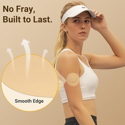 Dexcom G7 & Stelo Over Patches wasserdicht, Amolyfe 20 Pack Dexcom G7 Overpatches, stoßfest mit Hartkappe, atmungsaktiv, medizinisches Klebeband, 15-Tage-CGM-Schutz (Beige)