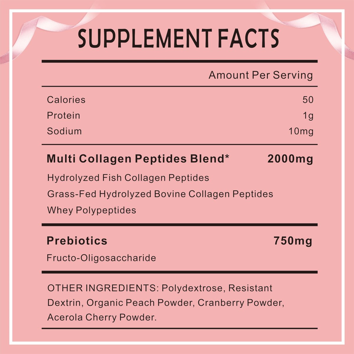 GDMENUTRI Multi-Kollagen-Peptid-Pulver für Frauen und Männer - Typ I, II, III, V, X - Hydrolysierte Kollagenpeptide, unterstützt Haut, Haare, Nägel & Gelenke - Weidehaltung, ohne Gentechnik, 30 Portionsbeutel