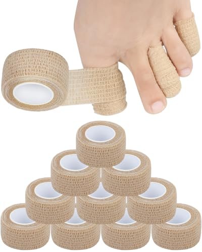 Snqqmtt 10er-Pack Zehennagel-Bandagen für Männer und Frauen – Zehenschützer, Zehenkappen & Zehenabdeckungen für fehlende oder abfallende Zehennägel, Polster zur Schmerzlinderung und Behandlung von eingewachsenen Zehennägeln