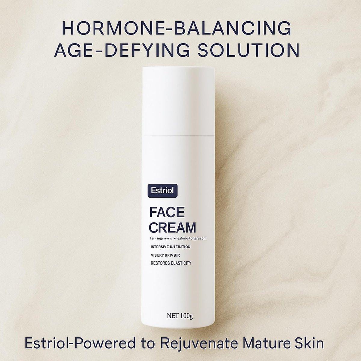 QUZOYU EstriolM4 Gesichtscreme – Anti-Aging Creme für hormonelle Balance, intensive Feuchtigkeitscreme zur sichtbaren Straffung, Wiederherstellung der Elastizität & Unterstützung von Kollagen – Für reife Haut (1)