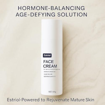 QUZOYU EstriolM4 Gesichtscreme – Anti-Aging Creme für hormonelle Balance, intensive Feuchtigkeitscreme zur sichtbaren Straffung, Wiederherstellung der Elastizität & Unterstützung von Kollagen – Für reife Haut (1)