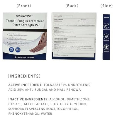 Nagelpilz Behandlung Extra Stark - Fungi Nail Pen, 25% Undecylensäure, gegen eingewachsene Zehennägel, Nagelpilz, gelbe Nägel, beschädigte Nägel, Fußpilz Behandlung extra stark (4 Stück)
