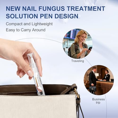 Nagelpilz Behandlung Extra Stark - Fungi Nail Pen, 25% Undecylensäure, gegen eingewachsene Zehennägel, Nagelpilz, gelbe Nägel, beschädigte Nägel, Fußpilz Behandlung extra stark (4 Stück)