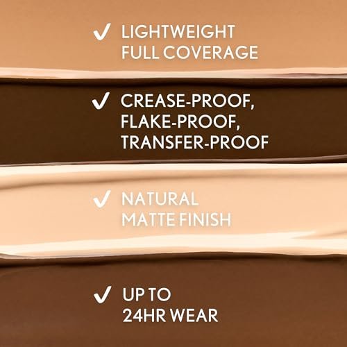 COVERGIRL TruBlend Undercover Concealer – Aufbaubare, volle Deckkraft, 24-Stunden-Halt, mattes Finish – Farbton L700 Natural Ivory
