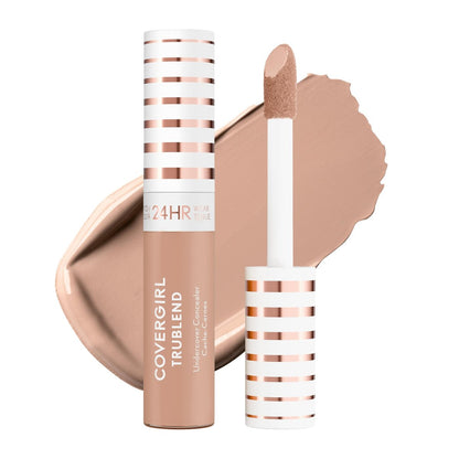 COVERGIRL TruBlend Undercover Concealer – Aufbaubare, volle Deckkraft, 24-Stunden-Halt, mattes Finish – Farbton L700 Natural Ivory