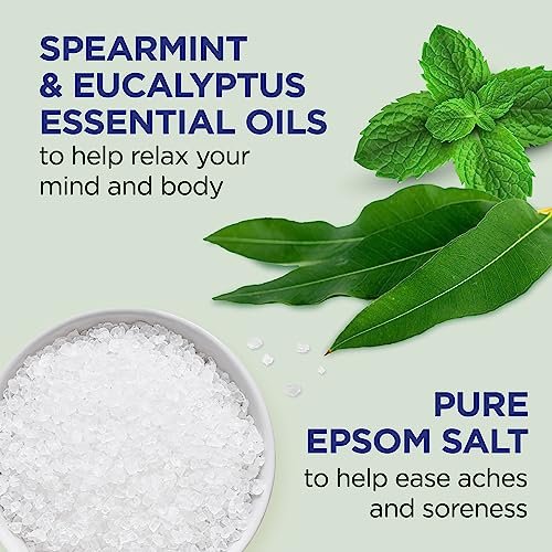 Dr Teal's Badesalz & Schaumbad Entspannung & Linderung mit Eukalyptus & Pfefferminze, Kombi-Pack