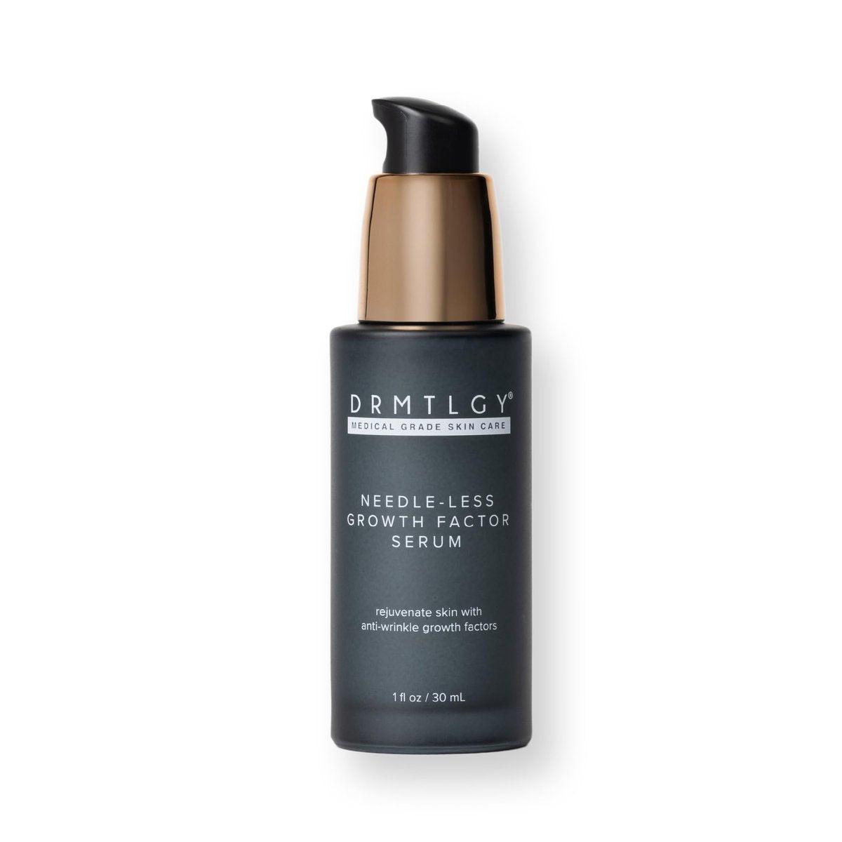 DRMTLGY Needle-less Growth Factor Serum für das Gesicht – Multi-Peptid- & Hyaluronsäure-Gesichtsserum, festigend & straffend, Hautbarriere-Unterstützung & Faltenpflege