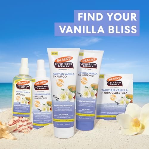 Palmer's Cocoa Butter Formula Tahitian Vanilla Haar- & Kopfhautöl – 5,1 Fl Oz (150 ml) mit Vitamin E & Akazienhonig für Glanz, Geschmeidigkeit und Frizz-Kontrolle – für alle Haartypen