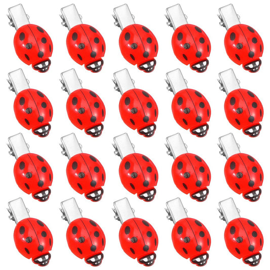 20 Stück Marienkäfer Haarspangen – Süße Tier-Haarspangen für Teenager & Frauen, lustige Ladybug Barrettes, dekorative Accessoires für Schulanfang, Halloween, Cosplay & Mottopartys