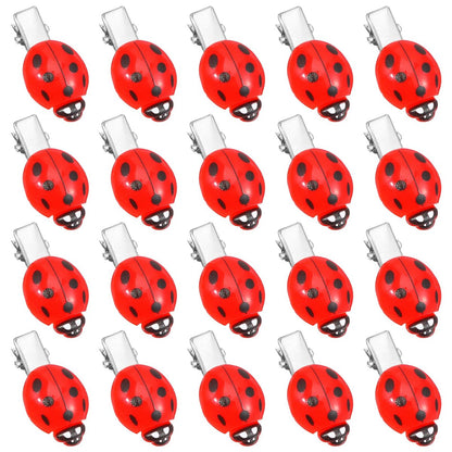 20 Stück Marienkäfer Haarspangen – Süße Tier-Haarspangen für Teenager & Frauen, lustige Ladybug Barrettes, dekorative Accessoires für Schulanfang, Halloween, Cosplay & Mottopartys