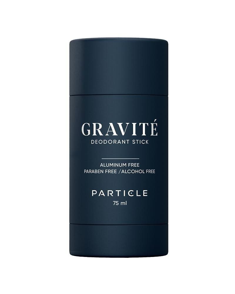 Gravité Deodorant für Männer – Aluminium- & parabenfrei, frischer & belebender Duft mit Bergamotte, Grapefruit, Rosmarin, Cashmere Wood & Vetiver – Lang anhaltender Deodorant inspiriert von Gravité Cologne 75ml