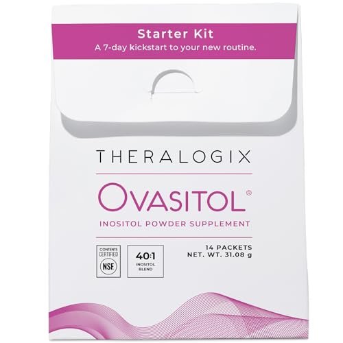 Theralogix Ovasitol Inositol Pulver – 7-Tage Starter-Kit | Premium Inositol für Frauen | 40:1 Verhältnis Myo & D-Chiro Inositol | Unterstützt hormonelle & metabolische Gesundheit