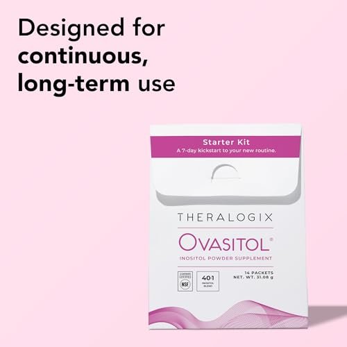 Theralogix Ovasitol Inositol Pulver – 7-Tage Starter-Kit | Premium Inositol für Frauen | 40:1 Verhältnis Myo & D-Chiro Inositol | Unterstützt hormonelle & metabolische Gesundheit