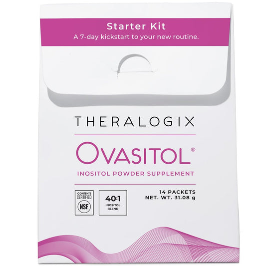 Theralogix Ovasitol Inositol Pulver – 7-Tage Starter-Kit | Premium Inositol für Frauen | 40:1 Verhältnis Myo & D-Chiro Inositol | Unterstützt hormonelle & metabolische Gesundheit