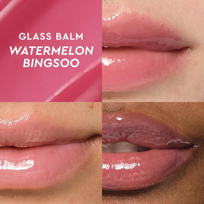 Glow Recipe Best of Glow Hues Kit – Reiseset mit Hue Drops Sun Glow, Dewy Flush Blush & Glass Balm Lippenpflege (3-teilig)