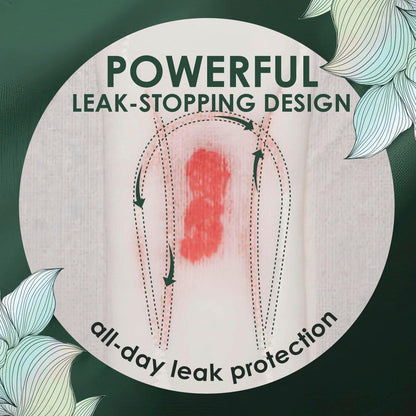 L. Ultra Dünne Binden für Frauen mit Bio-Baumwoll-Oberlage, Über-Nacht-Saugfähigkeit, Menstruationsbinden mit Flügeln, ohne synthetische Pestizide und Duftstoffe, 36 Stück