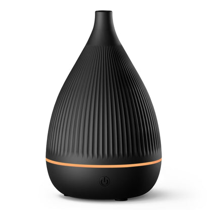 Ultraschall-Aroma-Diffuser mit LED-Nachtlicht & Auto-Abschaltung – BPA-frei, leise, für ätherische Öle (Schwarz)