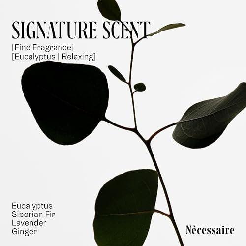 Nécessaire The Body Duo (Eucalyptus) Pflegeset für Damen + Herren – Duschgel 500 ml + Körperlotion 450 ml, Mehrfach-Öl Duschreiniger + Multi-Peptid Körperfeuchtigkeitscreme, nicht komedogen