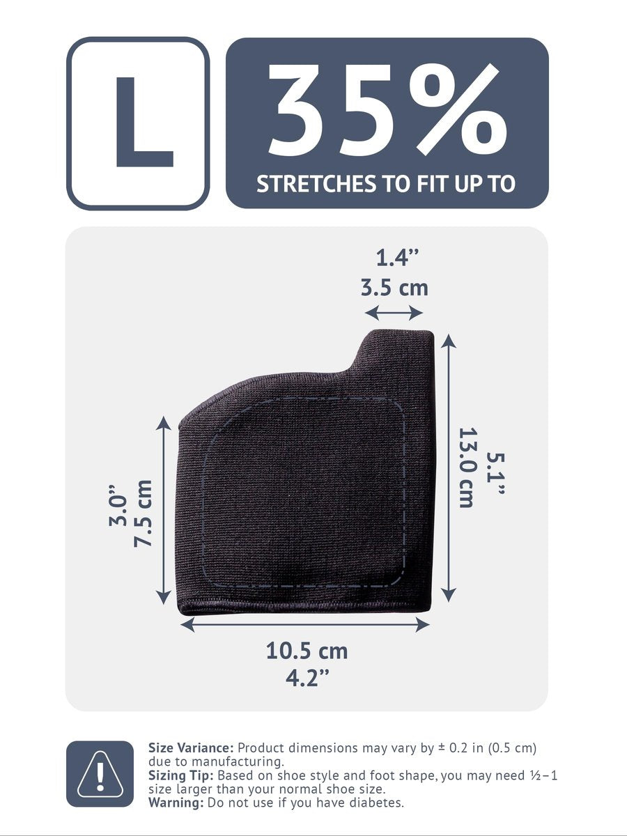 Brison Metatarsal-Pads Ball-of-Foot-Cushion für Herren und Damen – Gel-Fußpolster zur Schmerzlinderung bei Morton-Neurom, Metatarsalgie, Sesamoiditis und Hornhaut – 1 Paar Schwarz, Large (M 12-14, W 13-15)