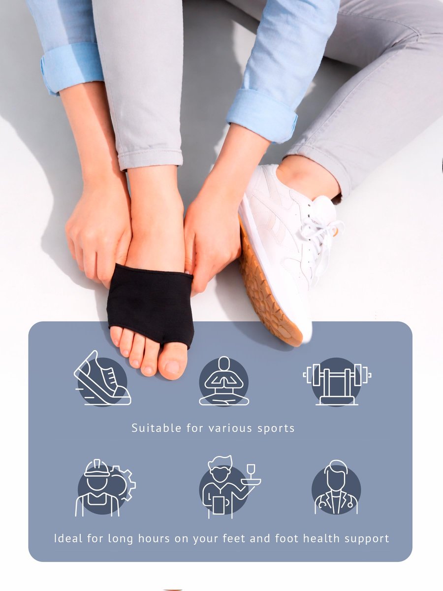 Brison Metatarsal-Pads Ball-of-Foot-Cushion für Herren und Damen – Gel-Fußpolster zur Schmerzlinderung bei Morton-Neurom, Metatarsalgie, Sesamoiditis und Hornhaut – 1 Paar Schwarz, Large (M 12-14, W 13-15)