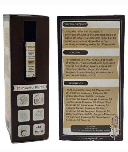 Royal Aches & Pains Essential Oil Blend | Handgefertigte Mischung aus 17 kraftvollen ätherischen Ölen | Hergestellt in den USA | Natürlicher Komfort & Entspannung – Aromatherapie-Roll-on für Muskeln & Gelenke, Kopfschmerzen, Nebenhöhlen – 10ml