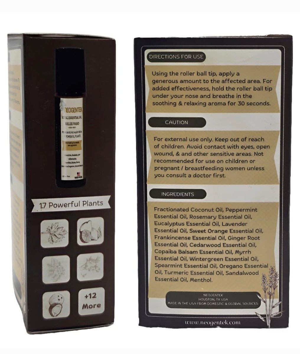 Royal Aches & Pains Essential Oil Blend | Handgefertigte Mischung aus 17 kraftvollen ätherischen Ölen | Hergestellt in den USA | Natürlicher Komfort & Entspannung – Aromatherapie-Roll-on für Muskeln & Gelenke, Kopfschmerzen, Nebenhöhlen – 10ml