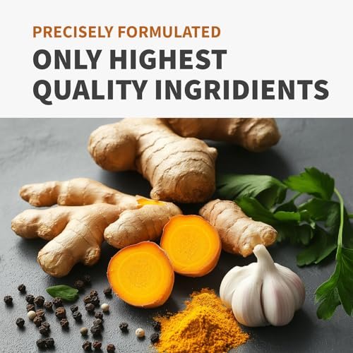 Extra Starkes Kurkuma Kapseln mit 2360 mg Curcumin & Schwarzem Pfeffer – Hochdosiert & Bio-Qualität für Verdauungskomfort & tägliche Unterstützung (120 Kapseln, 1 Packung)