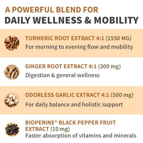 Extra Starkes Kurkuma Kapseln mit 2360 mg Curcumin & Schwarzem Pfeffer – Hochdosiert & Bio-Qualität für Verdauungskomfort & tägliche Unterstützung (120 Kapseln, 1 Packung)