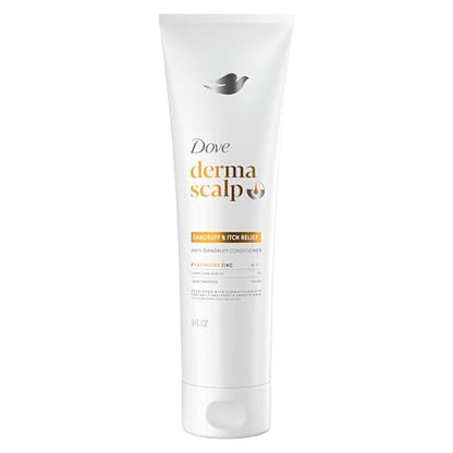 Dove Derma Scalp Anti-Schuppen & Juckreiz Conditioner 1 Stück mit Pyrithion-Zink, Lamellar-Serum und Niacinamid – Beruhigende Pflege für schuppige, juckende Kopfhaut 270 ml
