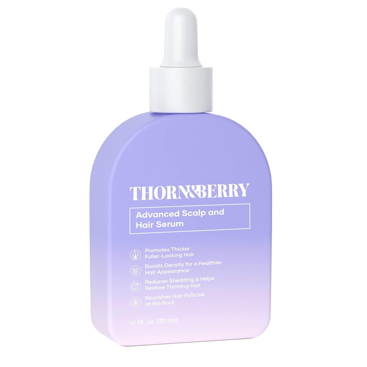 Haarwuchsserum für dünner werdendes Haar | Verdickendes Serum für volleres, dichteres Haar | Rosmarinöl, Sägepalme, Biotin | Multi-Peptide, Redensyl, Coffein-Skalpserum für Frauen | DHT-Blocker gegen Haarausfall