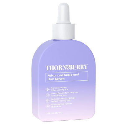 Haarwuchsserum für dünner werdendes Haar | Verdickendes Serum für volleres, dichteres Haar | Rosmarinöl, Sägepalme, Biotin | Multi-Peptide, Redensyl, Coffein-Skalpserum für Frauen | DHT-Blocker gegen Haarausfall