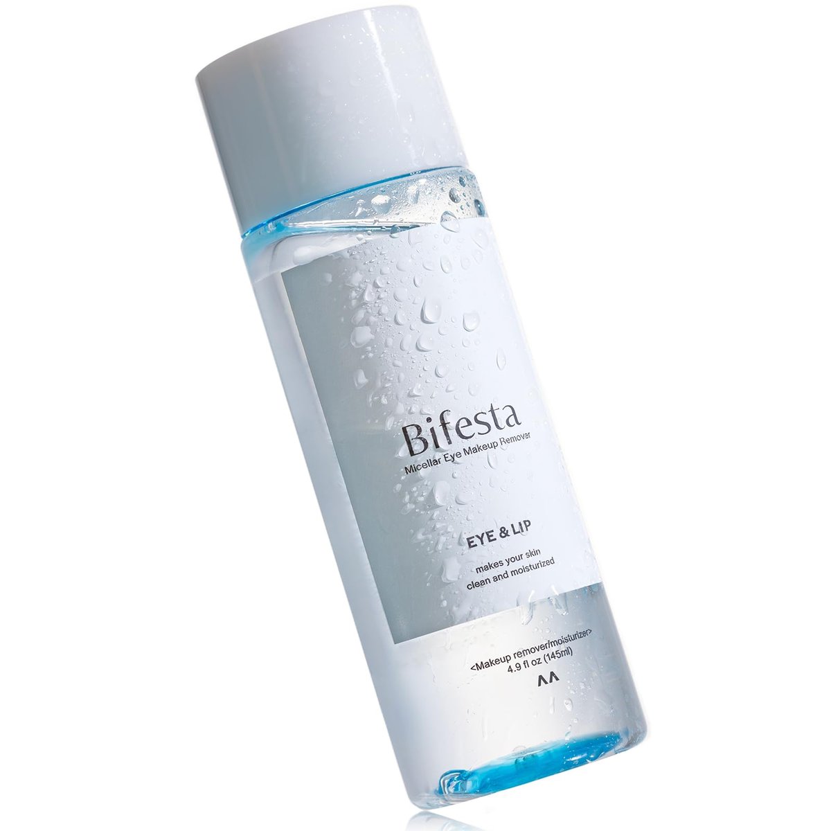 Bifesta Augen- & Lippen-Micellar-Make-up-Entferner 4,9 fl oz (145 ml) – Zweiphasiger wasserfester Make-up-Entferner, nicht fettend, parfümfrei von MANDOM, hergestellt in Japan