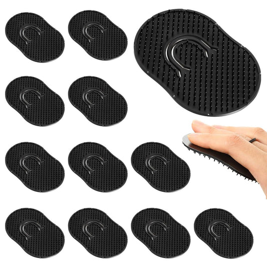 12er-Pack Taschenkämme für Herren, weiche tragbare Handkämme, Shampoo-Kopfhaut-Bartkämme, Massage-Taschenkamm