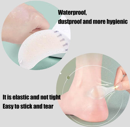 Amasodaon Fuß-Pflaster, Hydrokolloid-Gel Blasenpflaster für die Füße, wasserdichte Blasenpolster für Ferse, Zeh & Fuß, Vorbeugung & Heilung, Fuß-Anti-Reibungs-Schmerzlinderung (36 Stück)
